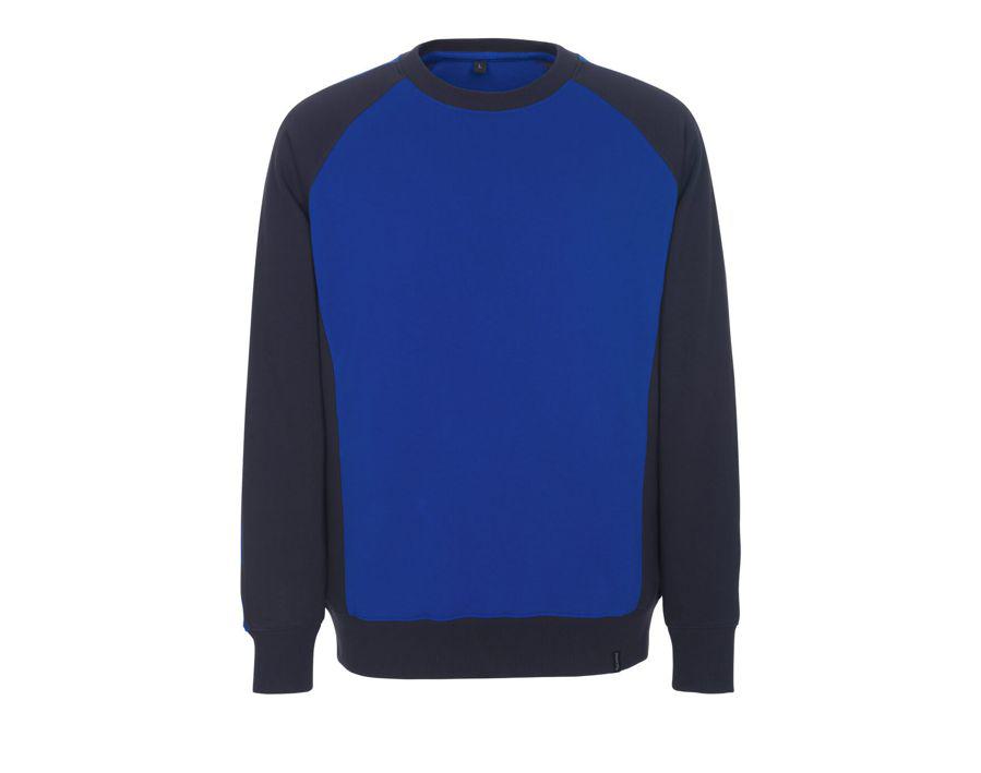 Sweatshirt UNIQUE kornblau/schwarzblau