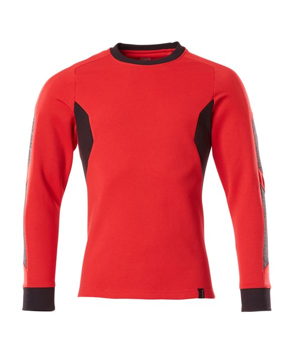 Sweatshirt ACCELERATE verkehrsrot/schwarz