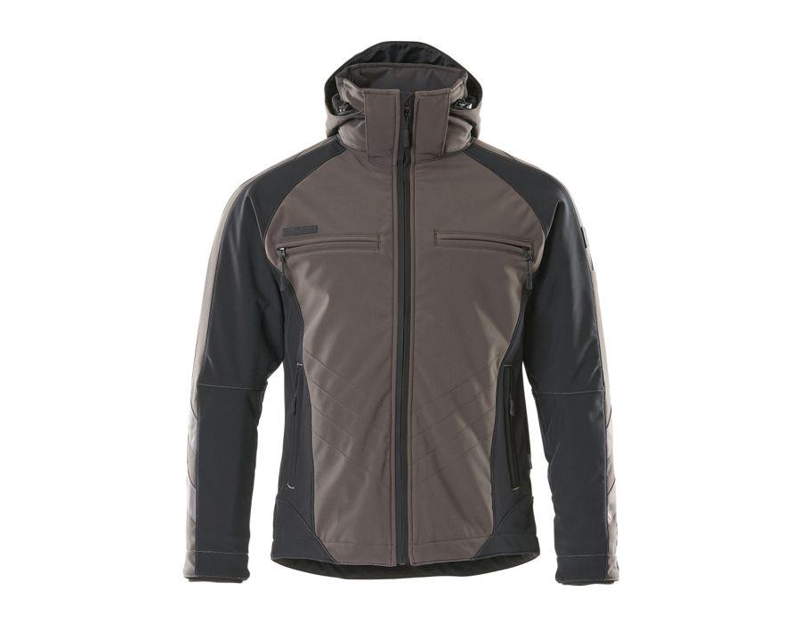 Winterjacke UNIQUE dunkelanthrazit/schwarz