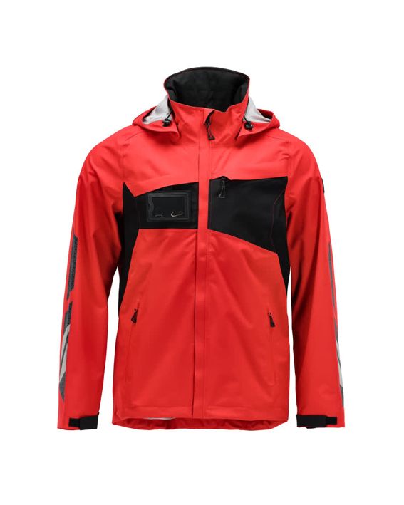 Hard Shell Jacke ACCELERATE verkehrsrot/schwarz
