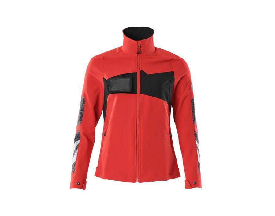 Jacke ACCELERATE verkehrsrot/schwarz