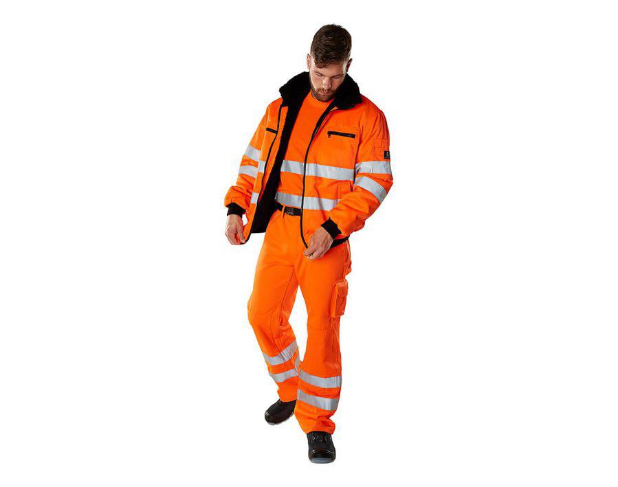 Pilotjacke SAFE ARCTIC hi-vis orange