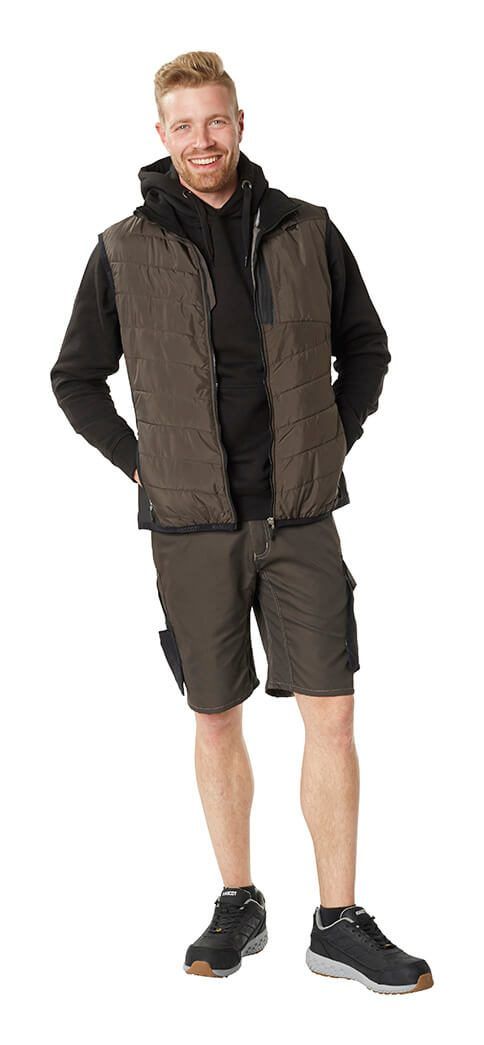 Shorts UNIQUE rot/schwarz
