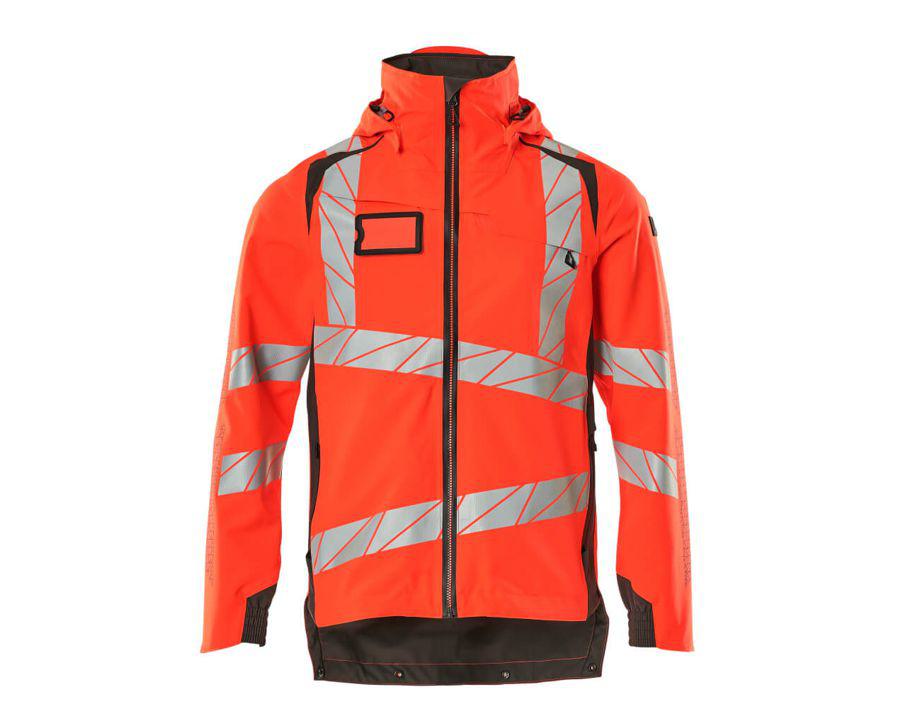 Hard Shell Jacke ACCELERATE SAFE hi-vis rot/dunkelanthrazit