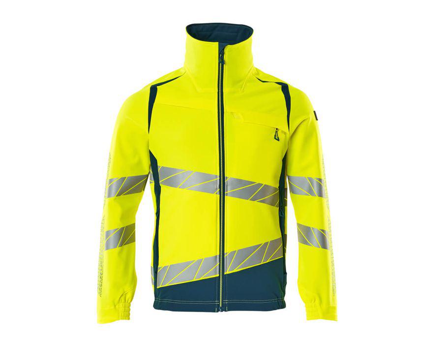 Jacke ACCELERATE SAFE hi-vis gelb/dunkelpetroleum