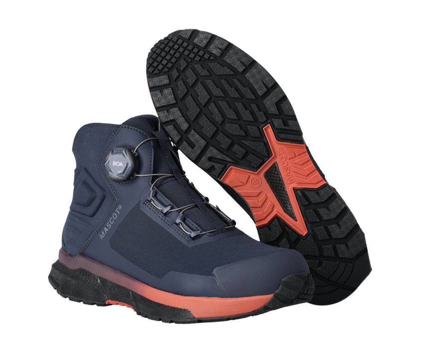 Sicherheitsstiefel FOOTWEAR CUSTOMIZED Schwarzblau/bordeaux