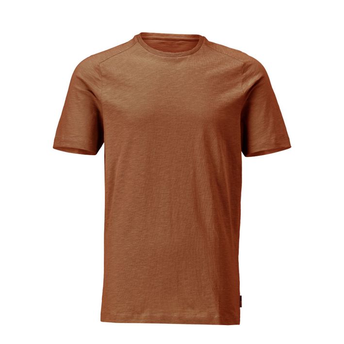 T-Shirt, Kurzarm CUSTOMIZED Nussbraun