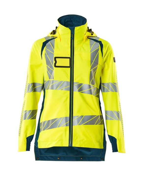 Hard Shell Jacke ACCELERATE SAFE hi-vis gelb/dunkelpetroleum