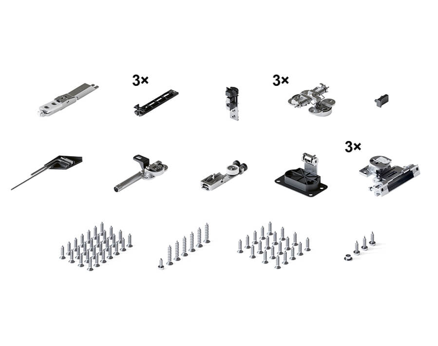 Grundgarnitur Hawa Folding Concepta III 20 Push 