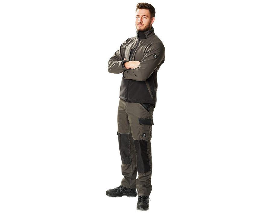 Hose mit Knietaschen LIGHT kornblau/schwarzblau