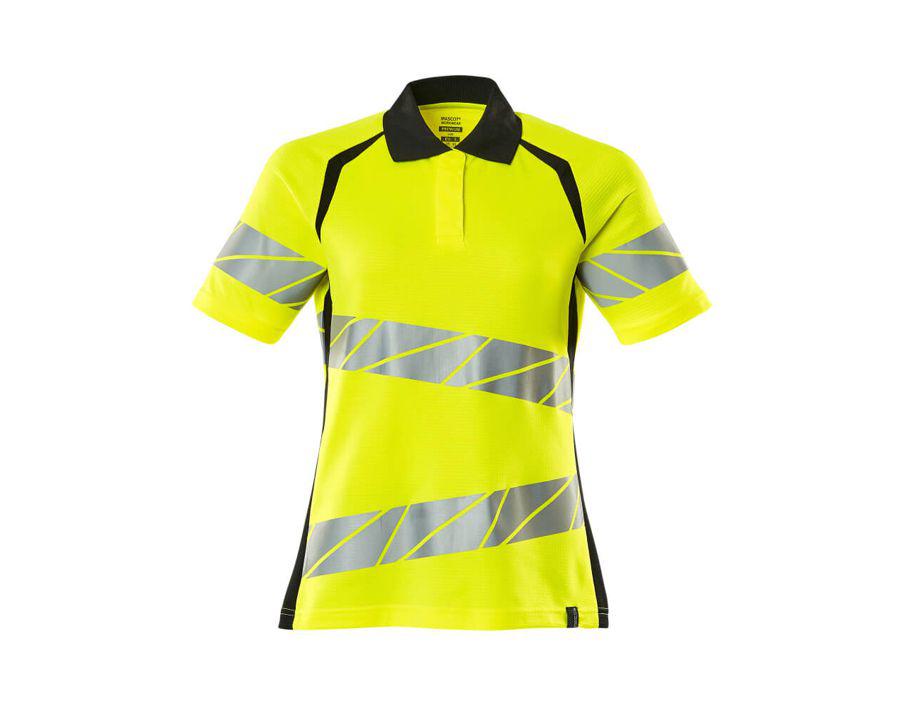 Polo-Shirt ACCELERATE SAFE hi-vis gelb/schwarz