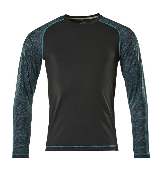 T-Shirt, Langarm ADVANCED schwarz