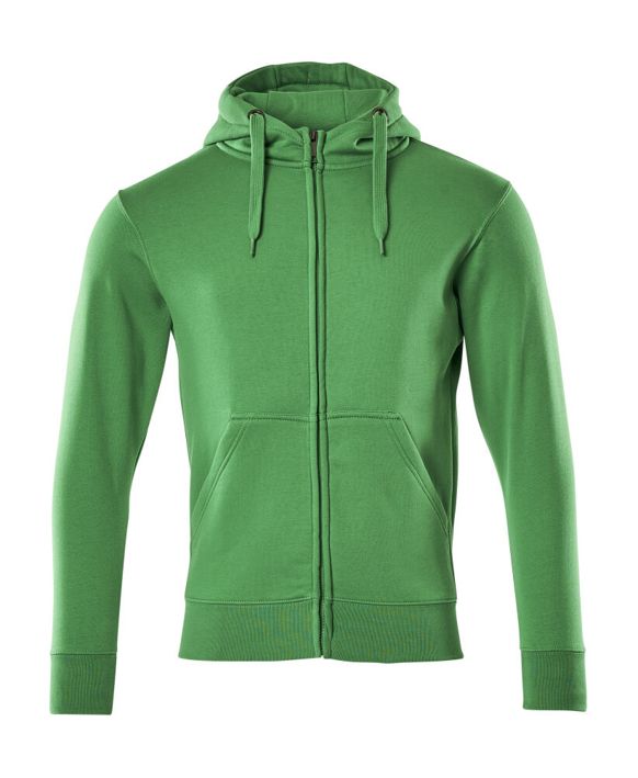 Kapuzensweatshirt mit Reißverschluss CROSSOVER grasgrün