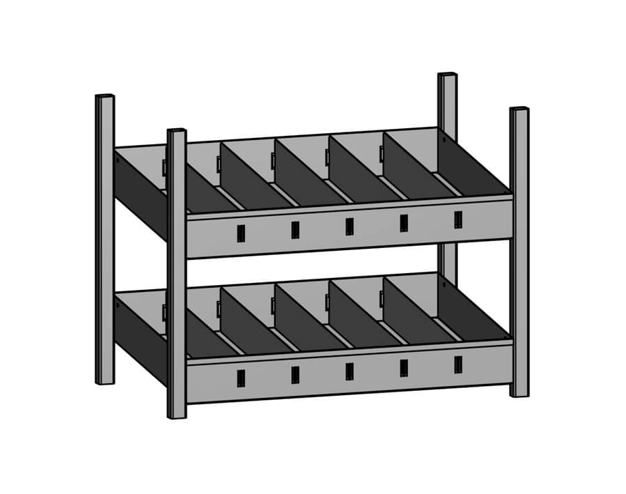 Schüttenmodul variabel