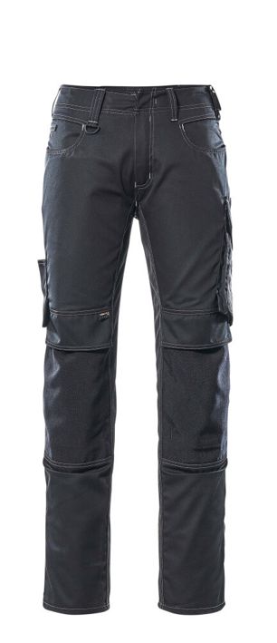 Hose mit Knietaschen UNIQUE schwarz/dunkelanthrazit