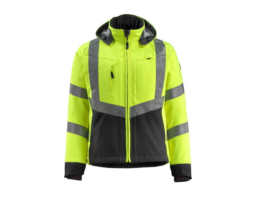 Soft Shell Jacke SAFE SUPREME hi-vis gelb/schwarz