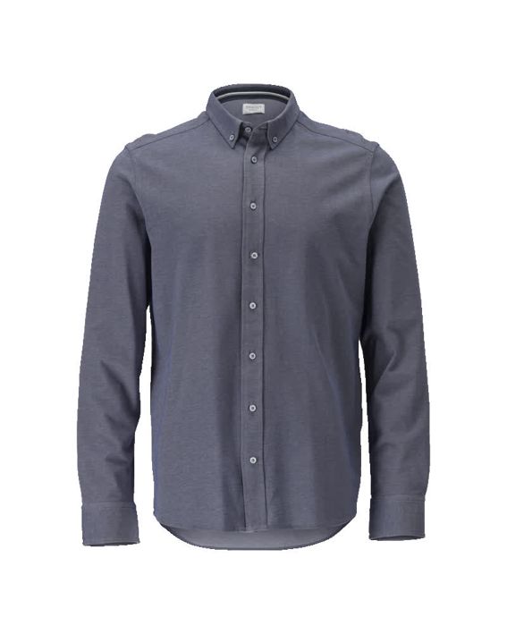 Hemd FRONTLINE blau-meliert